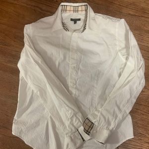 Womens Burberry Button Down